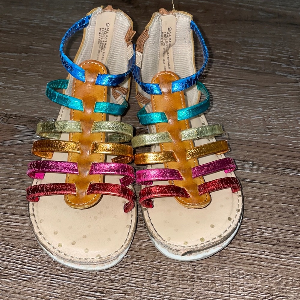 Cat & Jack Toddler Girls Size 9 Sandals